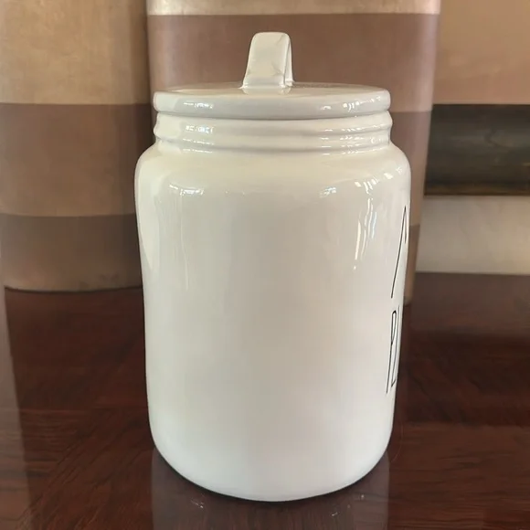 Rae Dunn *NWOT* "More Please" Large Ceramic Canister with Lid - Picture 7 of 13